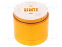 Module: light signaller; orange; LED; 24VDC; 24VAC; IP66