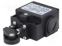 Limit switch; lever R 27mm, plastic roller Ø22mm; NO + NC; 10A