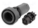 Connector: circular; plug; female; PIN: 6; Buccaneer 7000; UL94V-0