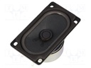 Loudspeaker; shielded,general purpose; 10W; 8Ω; 50.5x90.5x43mm