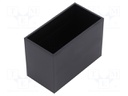 Enclosure: designed for potting; X: 35.5mm; Y: 67mm; Z: 46mm; ABS