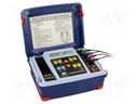Milli-ohm meter; LCD 5,1"; Interface: RS232; IP30; Illumin: yes