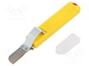Stripping tool; Wire: round; Length: 170mm; Øcable: 8÷28mm