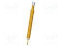 Needle-like test probe; Operational spring compression: 4.2mm