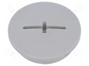 Stopper; M32; IP54; Mat: polyamide; light grey