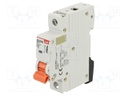 Circuit breaker; 230/400VAC; Inom: 10A; Poles: 1; Charact: B; 6kA