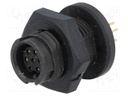 Connector: circular; Series: EN2; socket; female; THT; PIN: 7; 3A