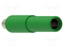 Adapter; 36A; 60V; 30VAC; green; Plating: nickel plated; 6mm