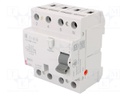 RCD breaker; Inom: 40A; Ires: 30mA; Poles: 4; 230/400V; DIN; IP20