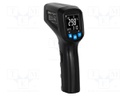 Infrared thermometer; LCD 1,5"; -50÷400°C; Accur.(IR): ±2°C; IP20
