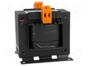 Transformer: mains; 160VA; 230VAC; 24V; Leads: terminal block; IP00