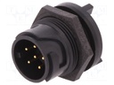 Connector: circular; socket; male; PIN: 6; Buccaneer 4000; THT; 5A