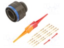 Connector: circular; D38999 series III; plug; male; PIN: 19; 7.5A