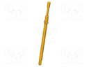 Test needle; Operational spring compression: 4mm; 8A; Ø: 1.5mm
