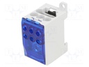 Splice terminal: distribution block; OJL; ways: 1; terminals: 7