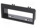 Radio mounting frame; Citroën; 1 DIN; black