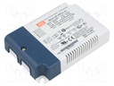 Power supply: switched-mode; LED; 24.96W; 48VDC; 0.52A; 90÷295VAC