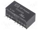 Isolated Board Mount DC/DC Converter, 2:1 Input, ITE, 2 Output, 6 W, 15 V, 200 mA, -15 V