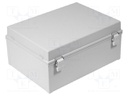 Enclosure: wall mounting; X: 400mm; Y: 300mm; Z: 180mm; CAB; ABS; grey