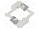 Connector: LED holder; push-in; Features: one-piece