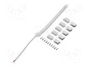 NEON LED tape; white warm; 24V; LED/m: 120; 6mm; IP65; 8W/m