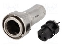 Connector: circular; plug; female; PIN: 3; Buccaneer 7000; 25A; 600V