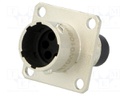 Connector: circular; Series: RT360; socket; male; PIN: 6; IP67