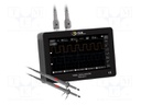 Handheld oscilloscope; 100MHz; touch screen,LCD TFT 7"; Ch: 2