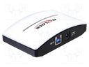 Hub USB; DC socket,USB A socket x4,USB B socket; USB 3.0; PnP