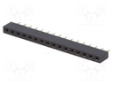 Socket; pin strips; female; PIN: 16; straight; 2.54mm; THT; 1x16