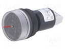 Timer; 22mm; Harmony XB5; -20÷60°C; IP65; 24VDC; 22mm