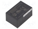 Converter: AC/DC; 12W; Uout: 5VDC; Iout: 2A; 80%; Mounting: PCB; 3kV