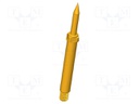Needle-like test probe; Operational spring compression: 4.8mm