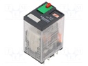 Relay: electromagnetic; DPDT; Ucoil: 120VAC; 12A/250VAC; 12A/28VDC