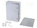 Enclosure: wall mounting; X: 500mm; Y: 700mm; Z: 245mm; ABS; grey