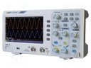 Oscilloscope: digital; Channels: 2; ≤20MHz; 100Msps; 10kpts; 15W