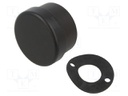 Signallers accessories: base; black; IP65; KombiSIGN 71; -20÷50°C
