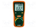 Earthing resistance meter; double LCD; R range: 0÷200kΩ