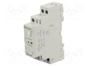 Contactor: 2-pole installation; 25A; 24VAC; 24VDC; NO x2; DIN; IP20