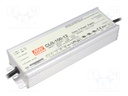 Power supply: switched-mode; LED; 60W; 12VDC; 5A; 90÷264VAC; IP67