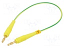 Test lead; 60VDC; 30VAC; 19A; 4mm banana plug-4mm banana plug