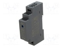 Power supply: switching; for DIN rail; 15W; 15VDC; 1A; 100÷240VAC