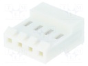 04P MTA156 CONN ASSY 24AWG WHT