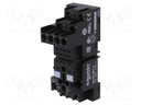 Relays accessories: socket; PIN: 14; Mounting: DIN; 10A; 250VAC