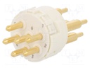 Connector: M23; PIN: 6; male; THT; 300V; 20A; Series: Han M23