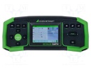 Meter: grounding resistance; LCD TFT 3,5"; 0÷9999Ω; IP42