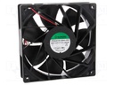 Fan: DC; axial; 12VDC; 140x140x38mm; 405.2m3/h; 62dBA; ball bearing