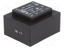 Transformer: encapsulated; 7VA; 230VAC; 12V; 583mA; Mounting: PCB