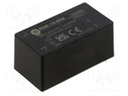 Converter: AC/DC; 15W; 85÷305VAC; Usup: 100÷430VDC; Uout: 9VDC; 85%
