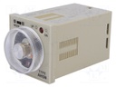 Timer; 1s÷600h; DPDT,SPDT; 250VAC/5A; 24÷240VAC; 24÷240VDC; socket